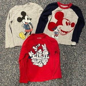 Mickey Mouse long sleeve shirts by gap size 5T